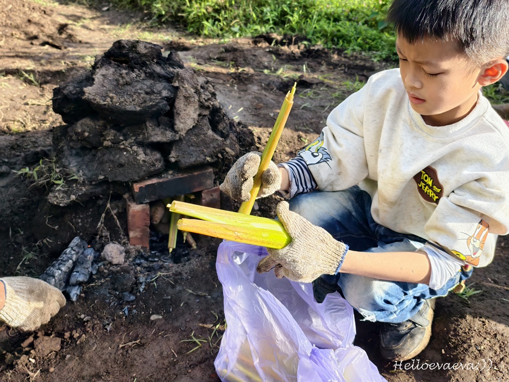 台北士林｜「陽明山荷鋤茗園休閒農園」一日體驗：甕窯烤地瓜、烤肉、撈魚親子活動一整天都不無聊！(需先預約)